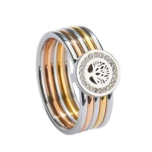 Anillo de Lujo Árbol de la Vida