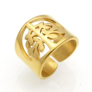 Anillo Árbol de la Vida Grande Oro