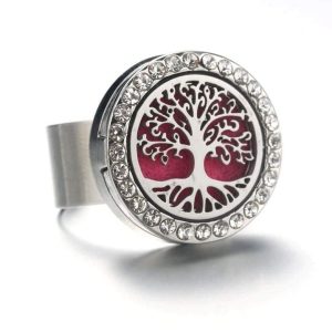 Anillo Árbol de la Vida Strass