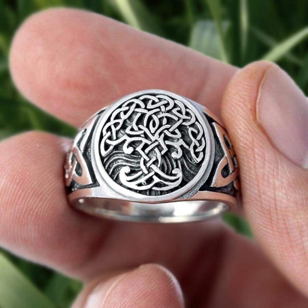 Anillo Árbol de la Vida Yggdrasil Anillo Árbol de la Vida Yggdrasil