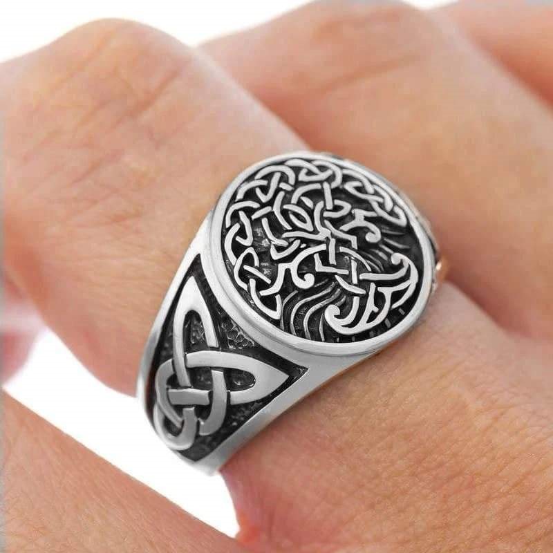 Anillo Árbol de la Vida Yggdrasil Anillo Árbol de la Vida Yggdrasil