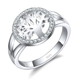 Anillo Amor Árbol de la Vida Plata de Ley 925