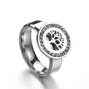 Anillo Medalla de Plata Árbol de la Vida