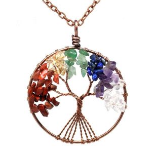 Collar Arbol de la Vida 7 Chakras