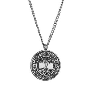 Collar de Plata Antiguo Arbol de la Vida