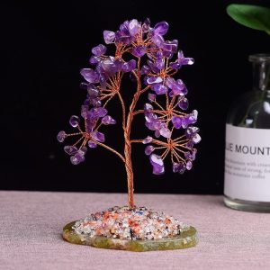 Decoración de mesa Árbol de la Vida Amatista