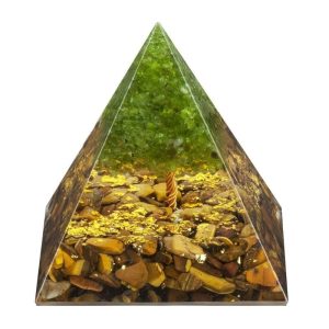 Árbol de la Vida Orgonita Ojo de Tigre