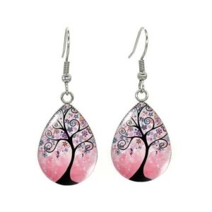 Pendientes Flor Arbol de la Vida