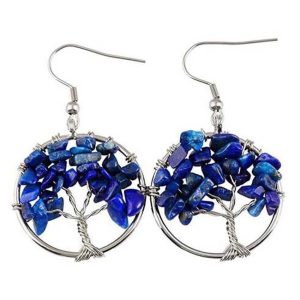 Pendientes Arbol de la Vida Lapis Lazuli