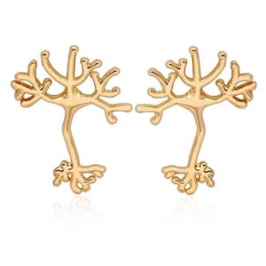 Pendientes Realistas Arbol de la Vida Oro