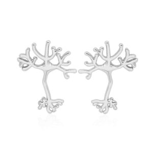 Pendientes Arbol de la Vida Plata Realista