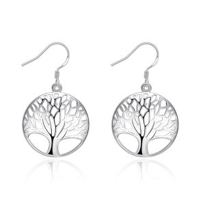 Pendientes Colgantes Cobre Arbol de la Vida