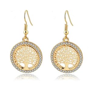 Pendientes Diamante Arbol de la Vida