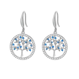 Pendientes Arbol de la Vida Plata Chic