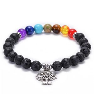 Pulsera Árbol de la Vida 7 Chakras