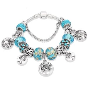 Pulsera Arbol de la Vida Fancy Blanco
