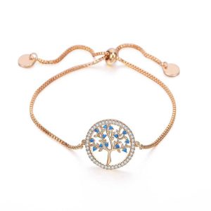 Pulsera Arbol de la Vida Oro