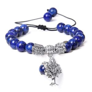 Pulsera Árbol de la Vida Lapislázuli