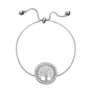Pulsera Árbol de la Vida Plateada