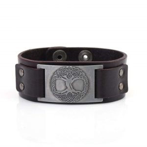 Pulsera Hombre Vikingo Árbol de la Vida