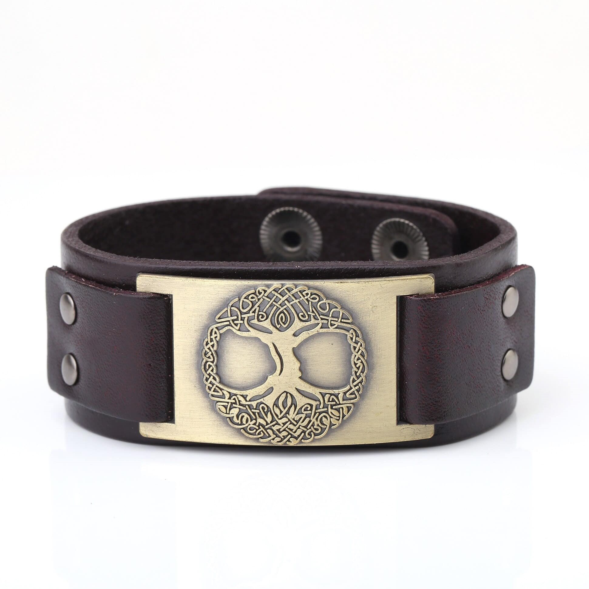 Pulsera Hombre Vikingo Árbol de la Vida Pulsera Hombre Vikingo Árbol de la Vida